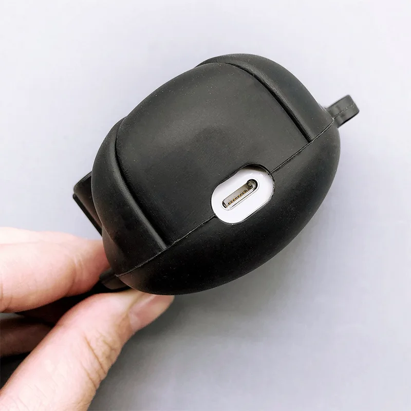 Роскошный милый мягкий силиконовый чехол с 3D бульдогом классный s для Airpods 1 2