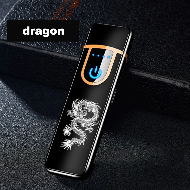 Новинка электронные зажигалки серии Dragon totem популярная Зажигалка для зарядки