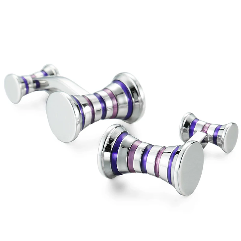 Высококачественные запонки из латуни модные дизайнерские кожаной веревки с