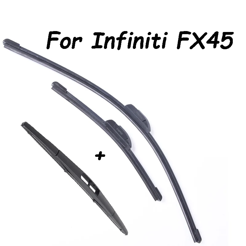 

Front & Rear Wiper Blades For Infiniti FX45 From 2003 2004 2005 2006 2007 2008 Years Windscreen Wiper Wholesale Car Accessories