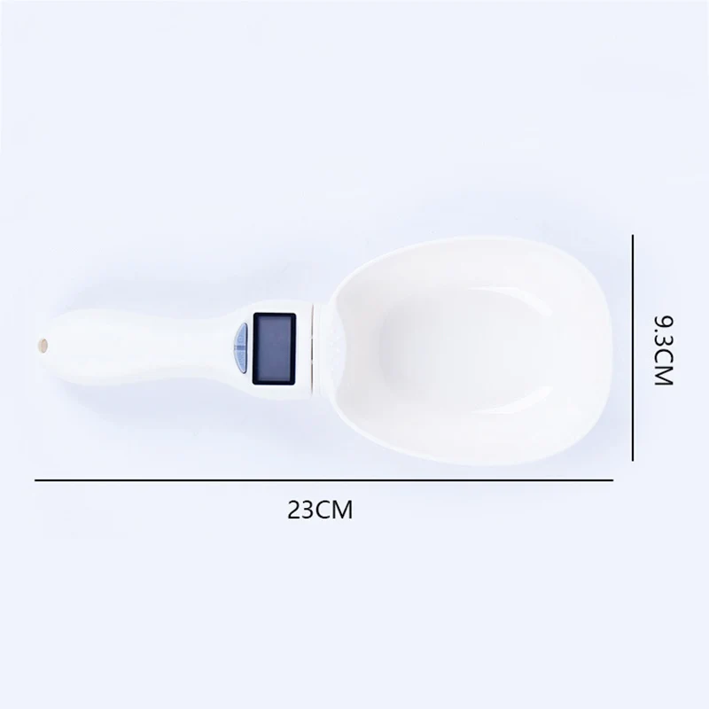 

Handheld Digital Scales 800g/1g Kitchen Scale Measuring Spoon Pet Food Scoop Weighing Function LCD Display Auto Off Scales