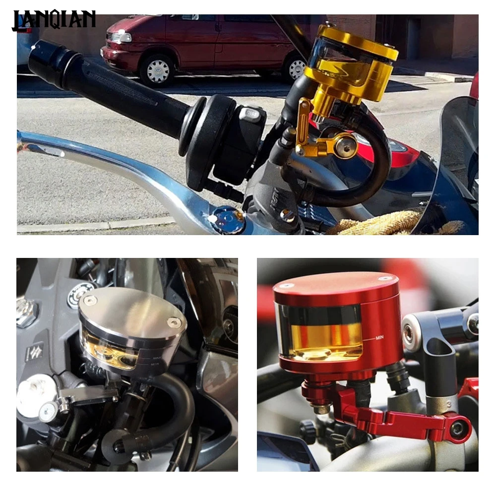 Для honda Yamaha Kawasaki KTM мотоцикла Тормозная жидкость резервуар сцепления бак масляный жидкости чашки GSXR600 MSX125 TMAX 500 z750 z900 Z1000