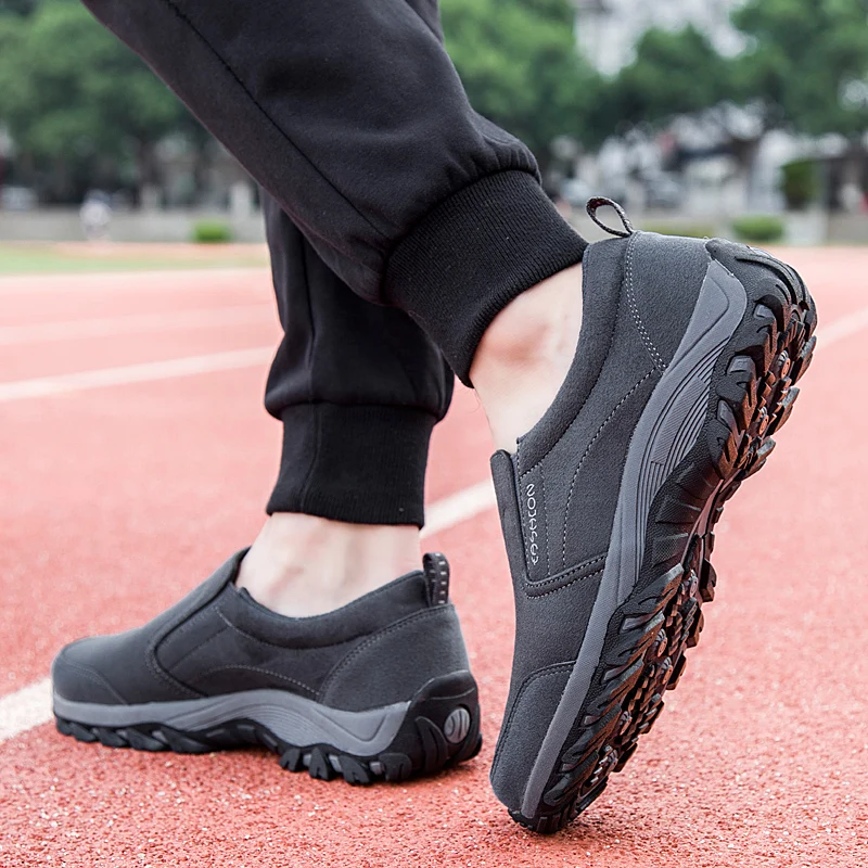 

Men's Casual Shoes Outdoor Boots Sneaker 2020 New Fashion Comfortable Spring Winter Boots Slip-on Warmth Shoes Men Botas