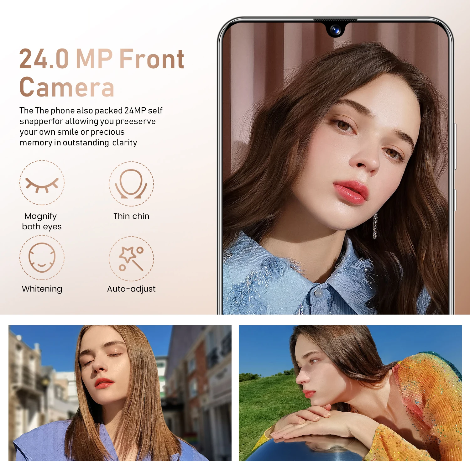 

S31 Ultra Smartphones 6.6 Inch 12GB+512GB 4K Camera 24+50MP10-Core MTK6889 4G LTE 5G Cell Phones Face ID Unlock Dual SIM Phone