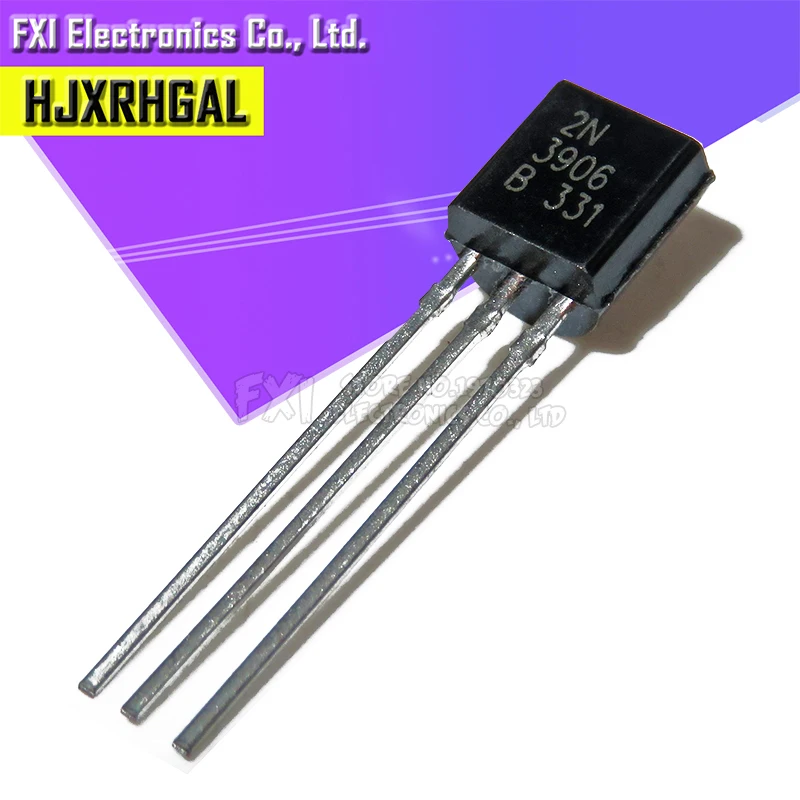 100 шт. 2N3906 TO-92 TO92 0.2A 40V PNP новый оригинальный транзистор | Электронные компоненты и