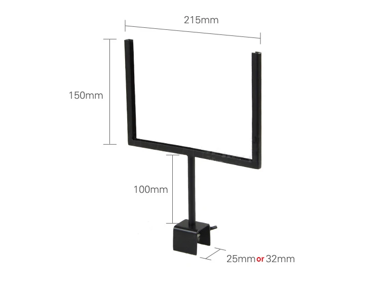 Металлическая полка Loripos с пряжкой для карт двухсторонний стенд постера