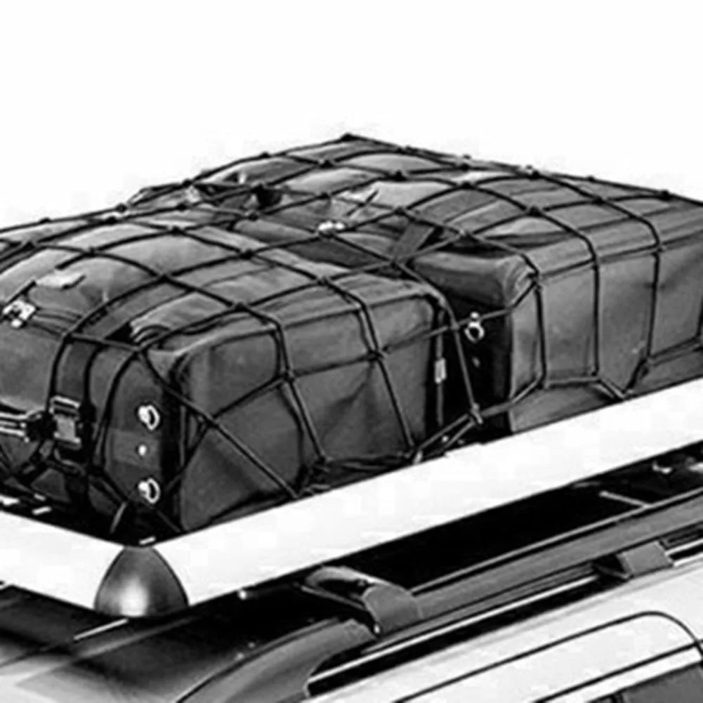 

Net Luggage Net Rack Roof With Hooks 240 X 190 Cm Barrier Car Cargo Mesh