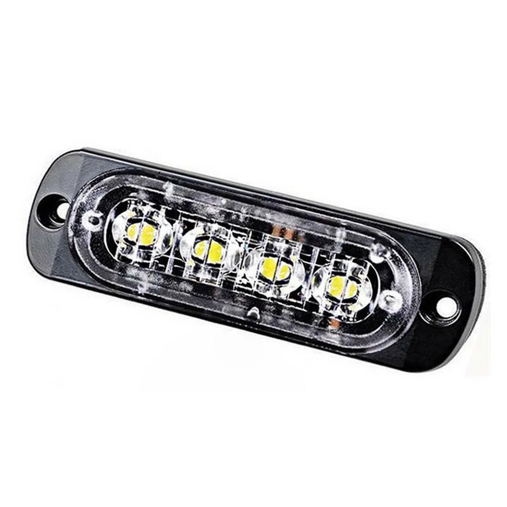 

Amber Warning Emergency Flash Strobe Light 12V- 24V 4LED For Drohipping Wholesale Fast Delivery !!!