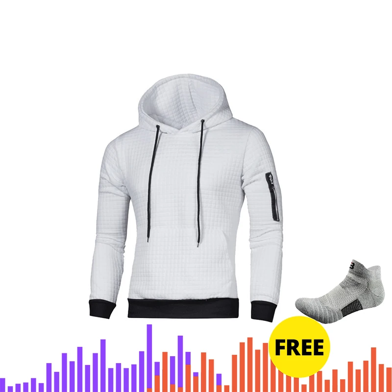 style 3 white Мужская Спортивная повседневная одежда на молнии модные жаккардовые толстовки с капюшоном флисовая куртка осенние толстовки осеннее зимнее пальто мужская Толстовка - Цвет: style 3 white