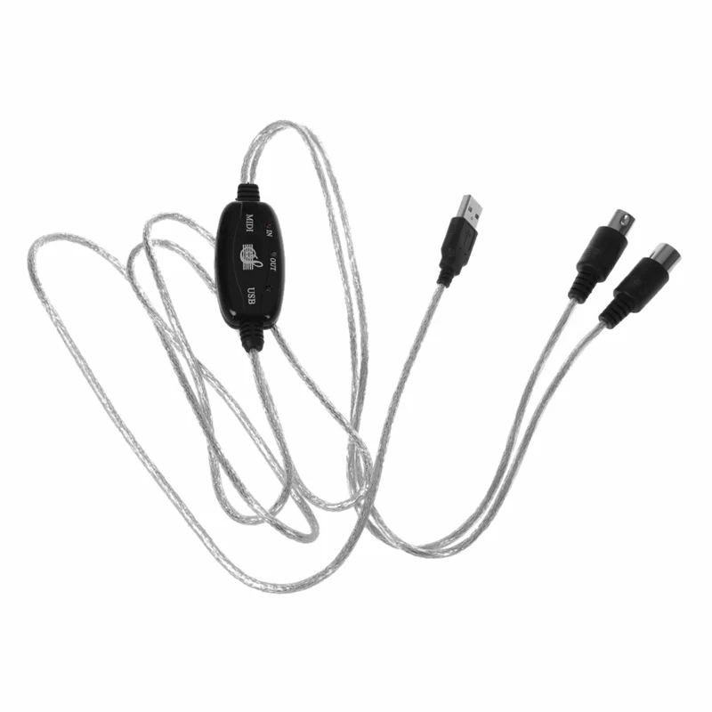 

USB-кабель-преобразователь миди-кабеля для ПК для музыкальной клавиатуры