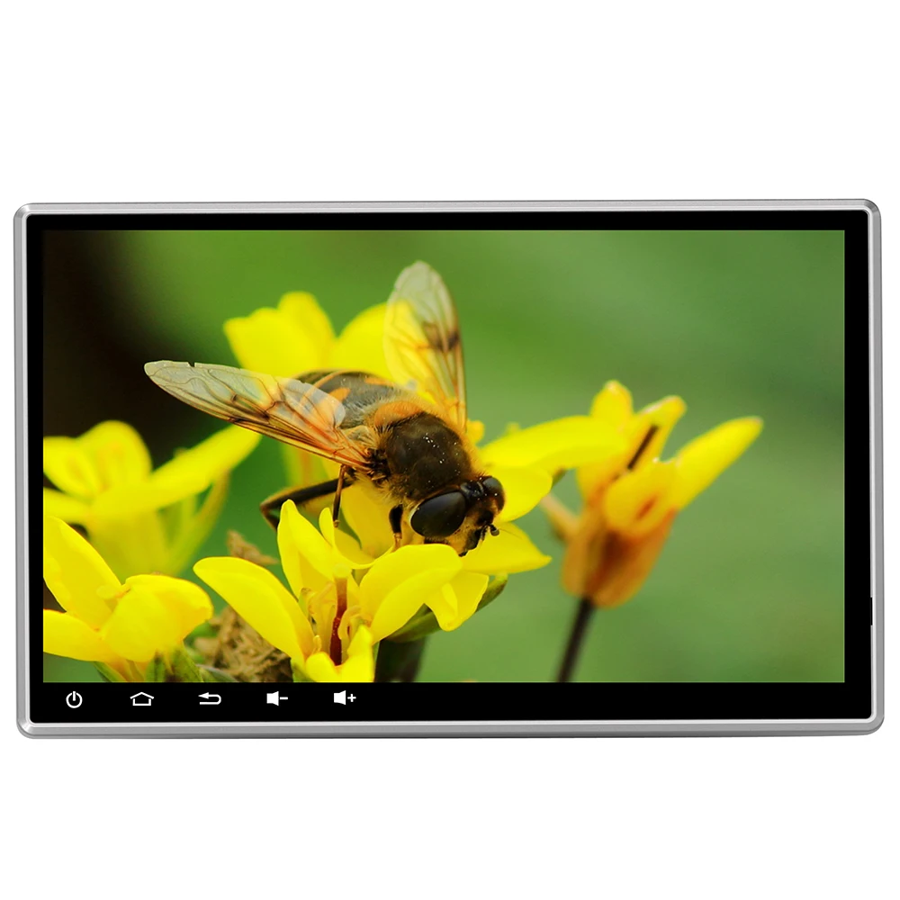 Автомобильный мультимедийный плеер поворотный экран 10 2 дюйма HD 1024*600 IPS 8 ядер Android