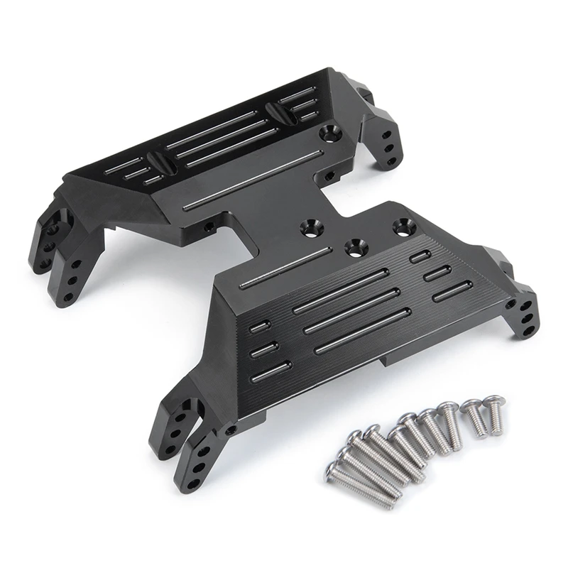 

Metal Bottom Plate Gearbox Bottom Base Mount Middle Skid Plate for 1/10 RC Crawler Axial Capra 1.9 UTB AXI03004 Parts