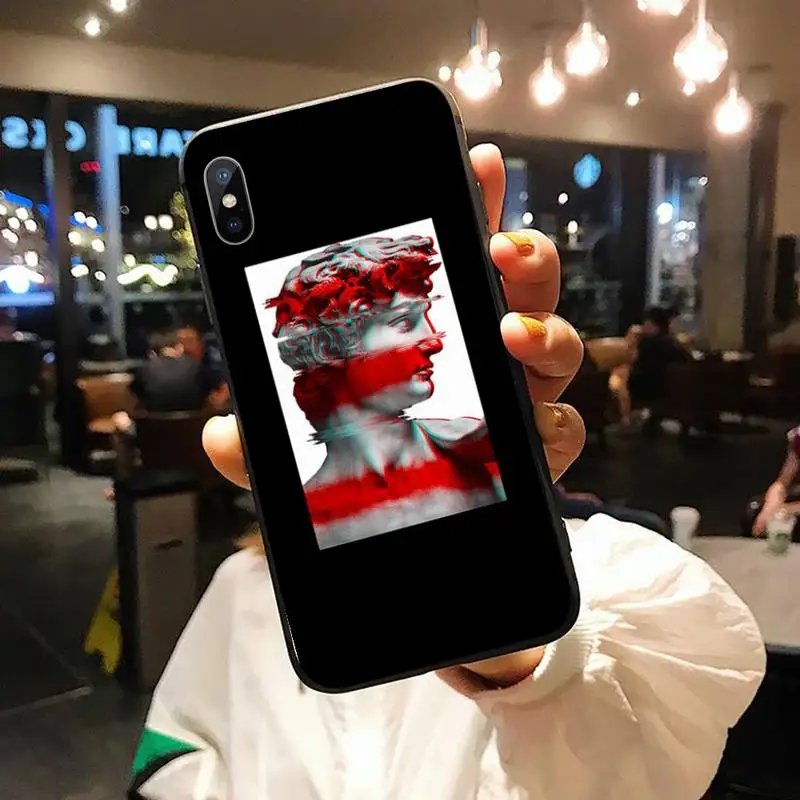 

Retro stone carving aesthetics Phone Case for iPhone 11 12 pro XS MAX 8 7 6 6S Plus X 5S SE 2020 XR