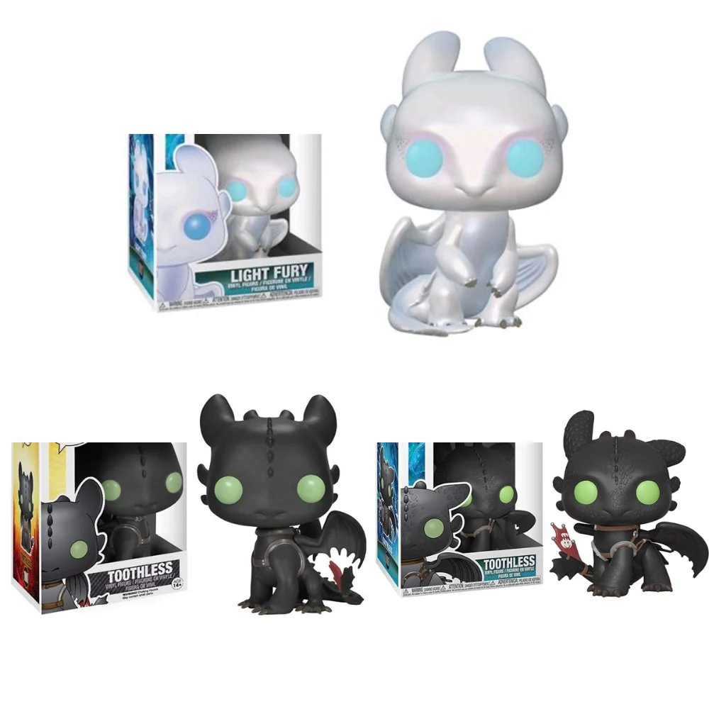 FUNKO как 686 # приручить дракона Беззубика светильник ярости 687 Рисунок Модель