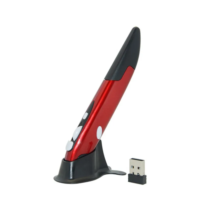 CHYI беспроводная мышь в форме ручки креативная 1600DPI USB оптическая Вертикальная