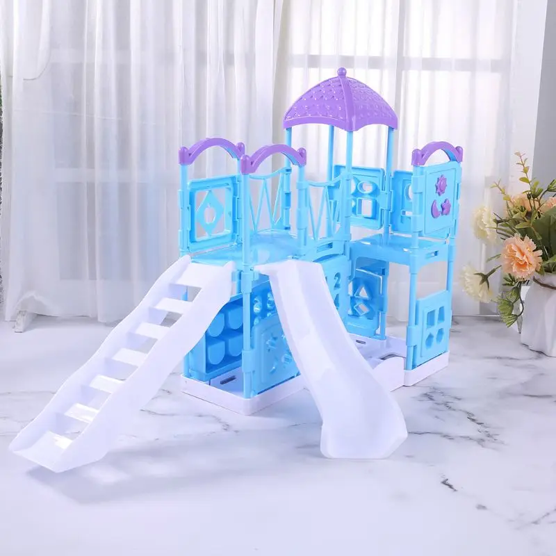 

1/12 Dollhouse Sliding Play Ladder Amusement Park Miniatures Girls Slide Garden Toys Doll House Accessories