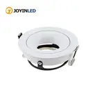 Регулируемый крепежный светильник MR16 Ftting, фоторамка, круглый светильник, основание GU10, точечный светильник, 360 градусов