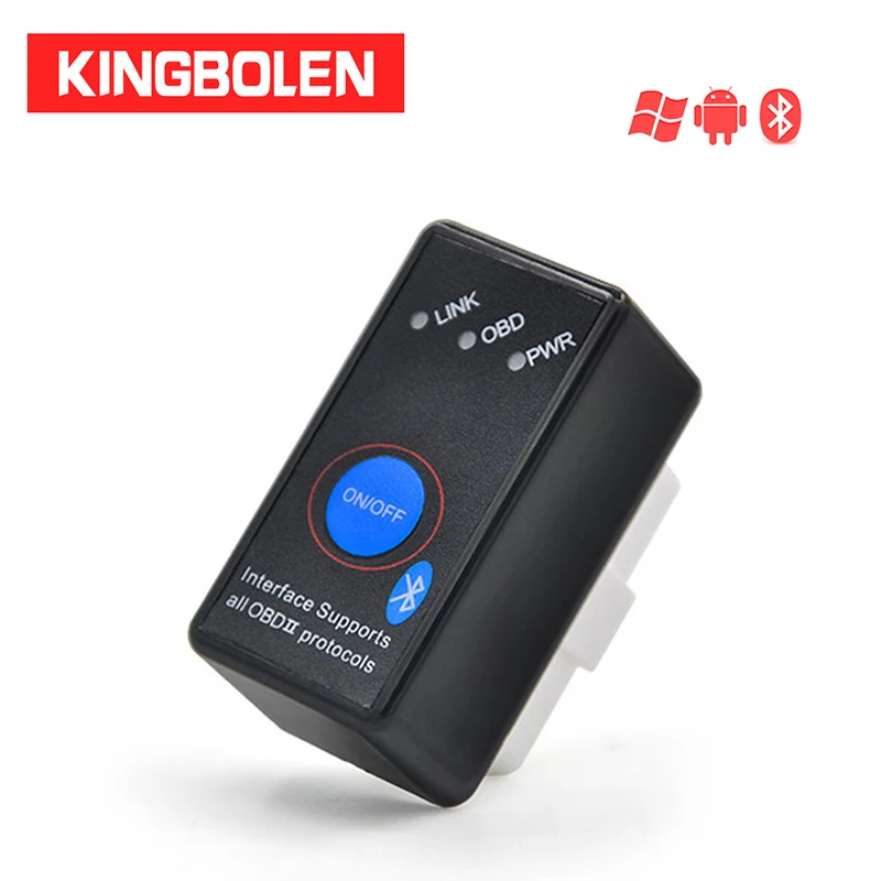 ELM327 V2.1 Супер Мини Bluetooth OBD2 диагностический сканер выключатель питания Android Symbian Windows ELM 327 вкл/выкл elm327