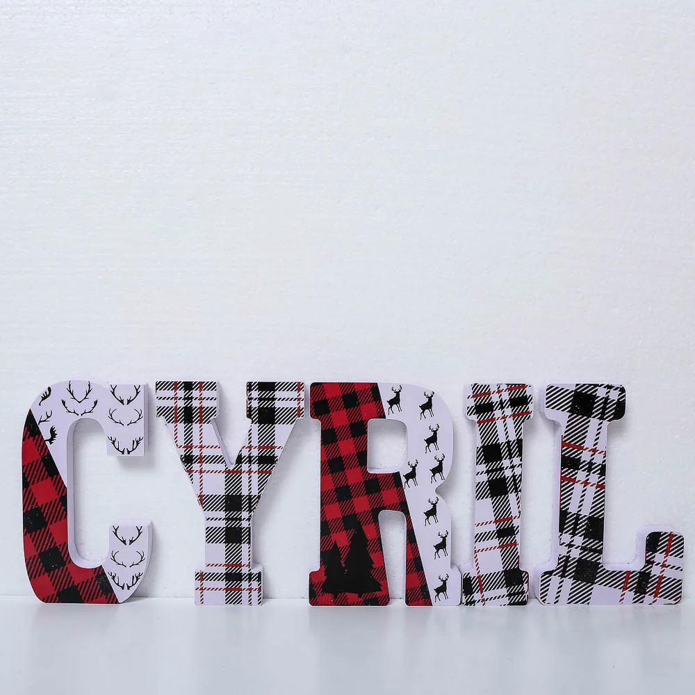 DIY мультфильм FUNLIFE 3D детский Рождественский стиль настенный стикер 26 прописных