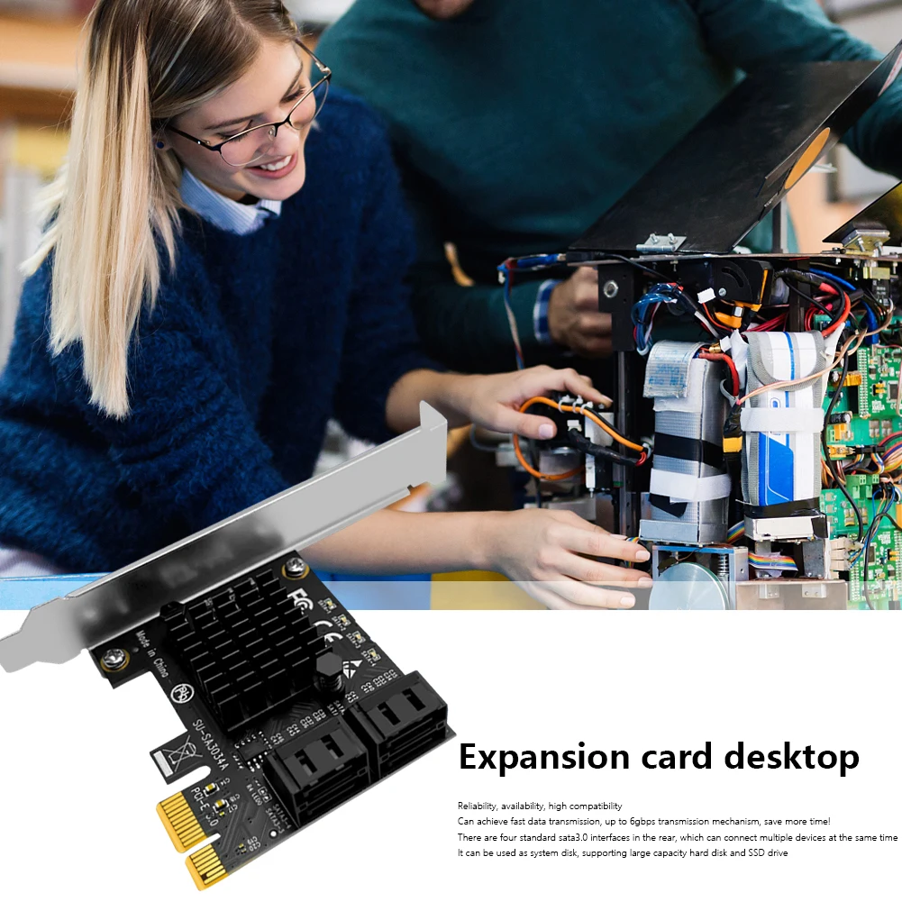 плата расширения pci express на sata3 0 4 пор