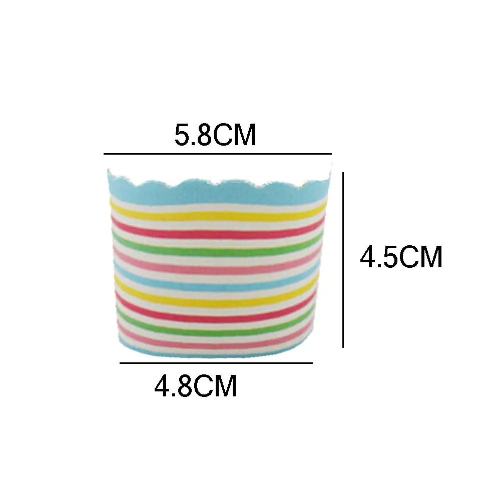 50 шт. мини цветок Маффин кекс бумажная чашка форма для торта подкладка кексов