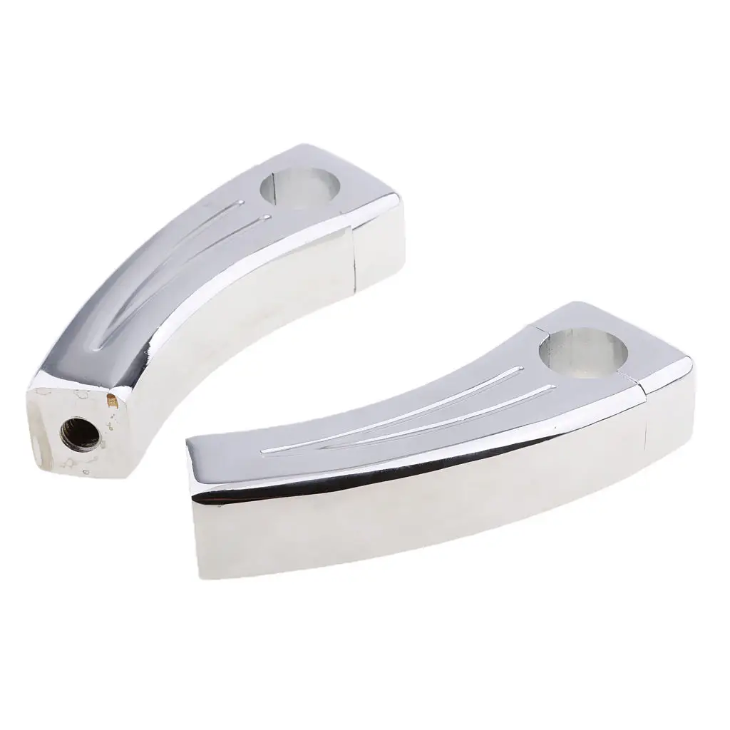 

Хромированные стойки на руль мотоцикла 4,5 дюйма, стойки на руль (7/8 дюйма), стойки на руль, хромированные стойки на заказ