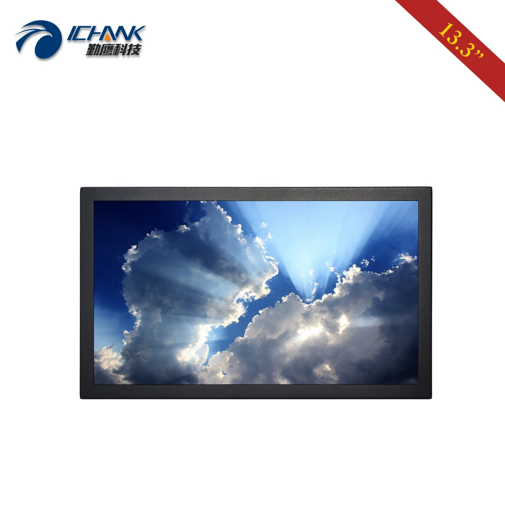 ZB133TN-56/13,3 дюйма 1920x1080p 16:9 USB HDMI VGA встроенный динамик пульт дистанционного управления монитор ПК ЖК-экран USB u-диск видеоплеер