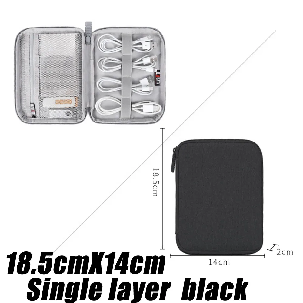 Дорожный шкаф органайзер чехол для наушников сумка хранения Цифровые
