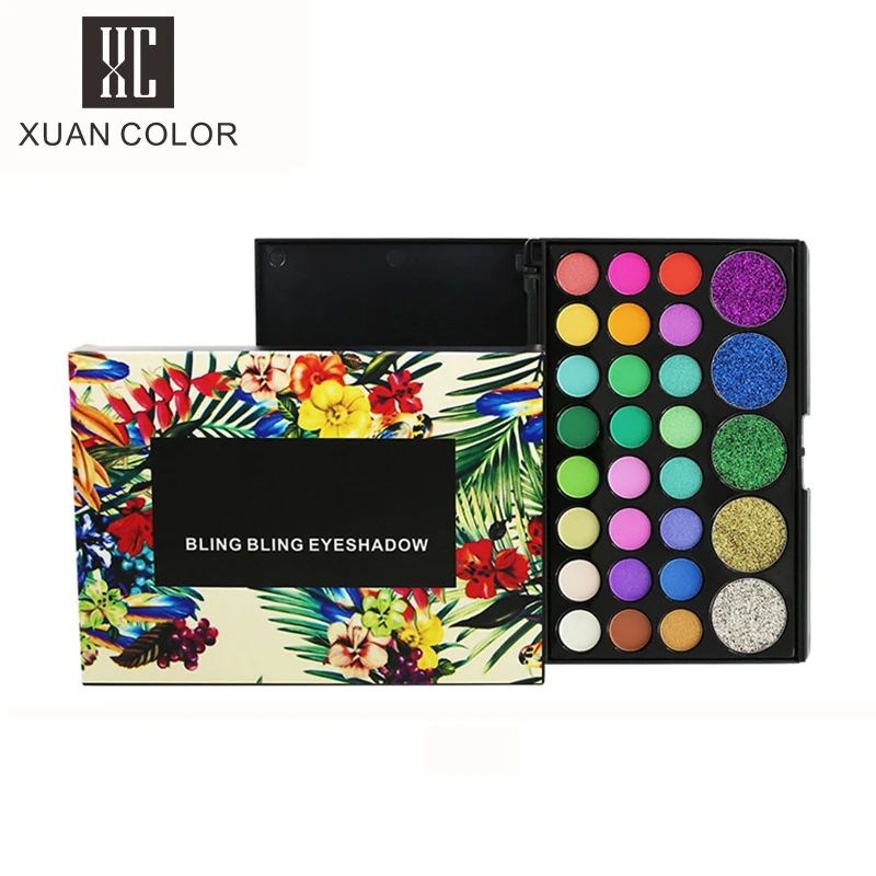 Cosmetics Makeup custom packaging eyeshadow palette private label Matte shimmer eyeshadow 29 color eyeshadow palette