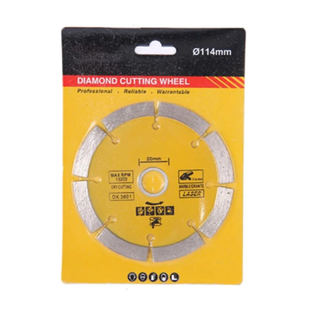 

1/3pcs 110*20mm Diamond Saw Blade Cutting Disc Wheel Slice For Concrete Marble Tile Stone For Angle Grinder Cutting Machine