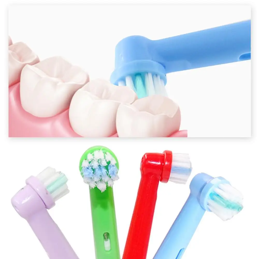 4/6 шт. сенными детская зубная щетка для Oral B EB 10A электрическая подходит заранее