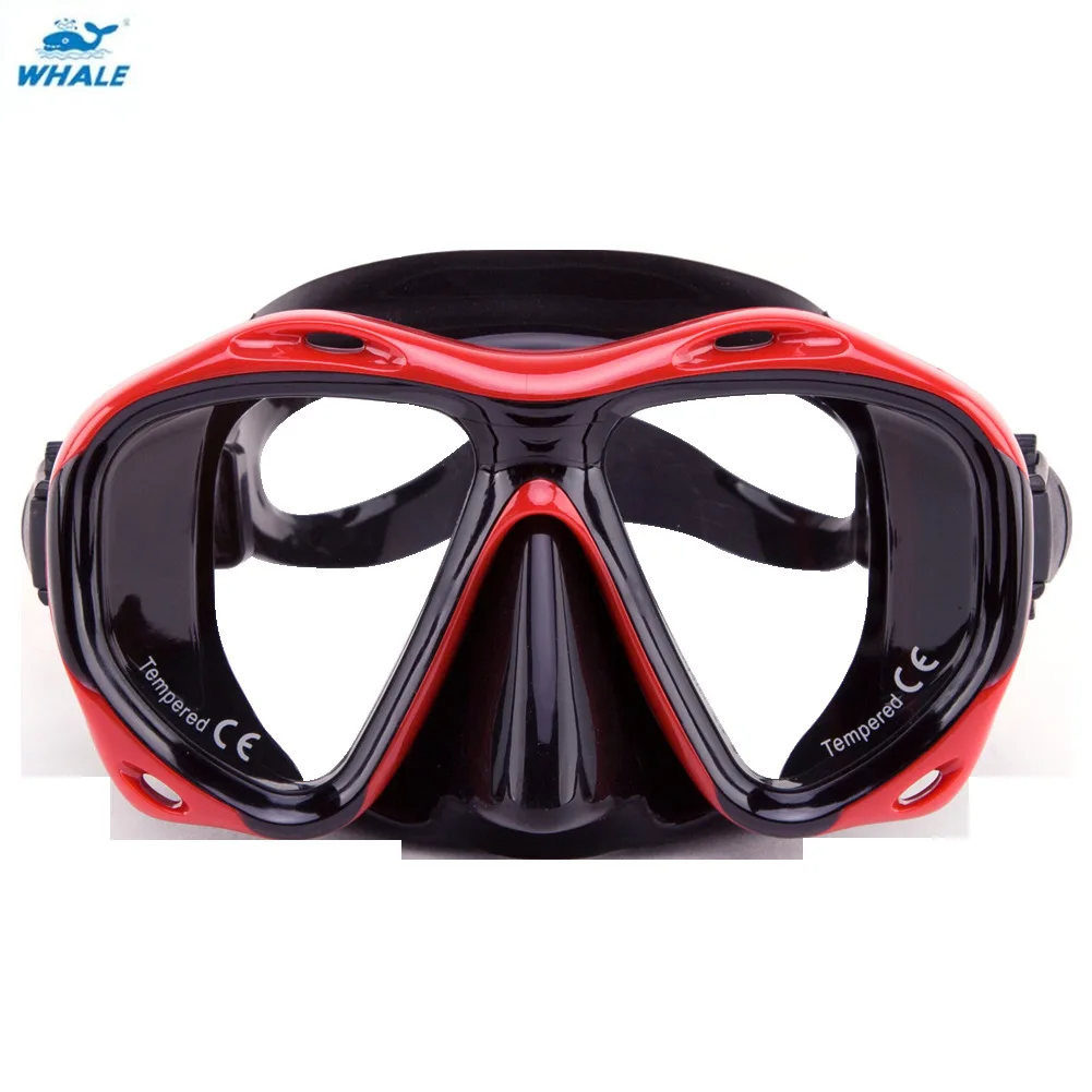 

Маска для подводного плавания противотуманные очки погружное оборудование Силиконовое закаленное стекло большая рамка плавательные очки ...