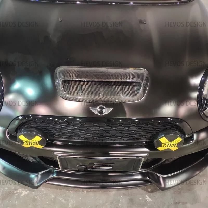 Подходит для BMW Mini R56 Cooper S капот из углеродного волокна воздушный Впускной корпус