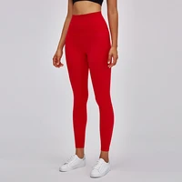 high waist fitness athletic solid legging women tight workout gym tummy control leggings 2021 women squat proof sports legging