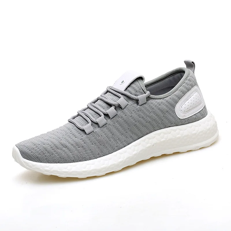 

Women Men Lightweight Sneakers 2019 Summer Knit Breathable Women's Trainers Soft Couple Walking Shoes white
