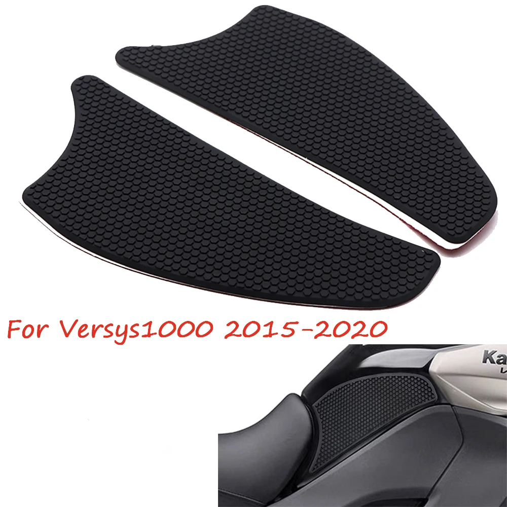 

Motorcycle Gas Tank Side Grip Traction Knee Protector Sticker Anti Slip Pad For Kawasaki Versys1000 VERSYS 1000 2015-2020