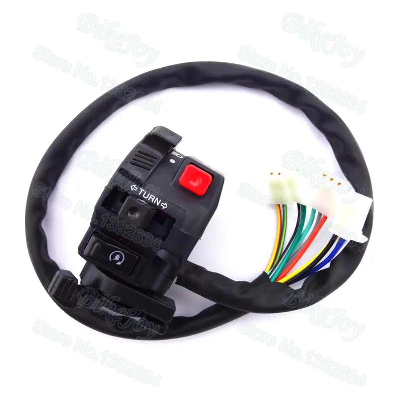 11 проводов ATV ручка контрольный переключатель 4 функции с рычагом дросселя для 50cc