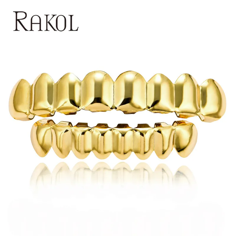 Подтяжки RAKOL в стиле хип-хоп полые декоративные скобы золотого цвета подходят для