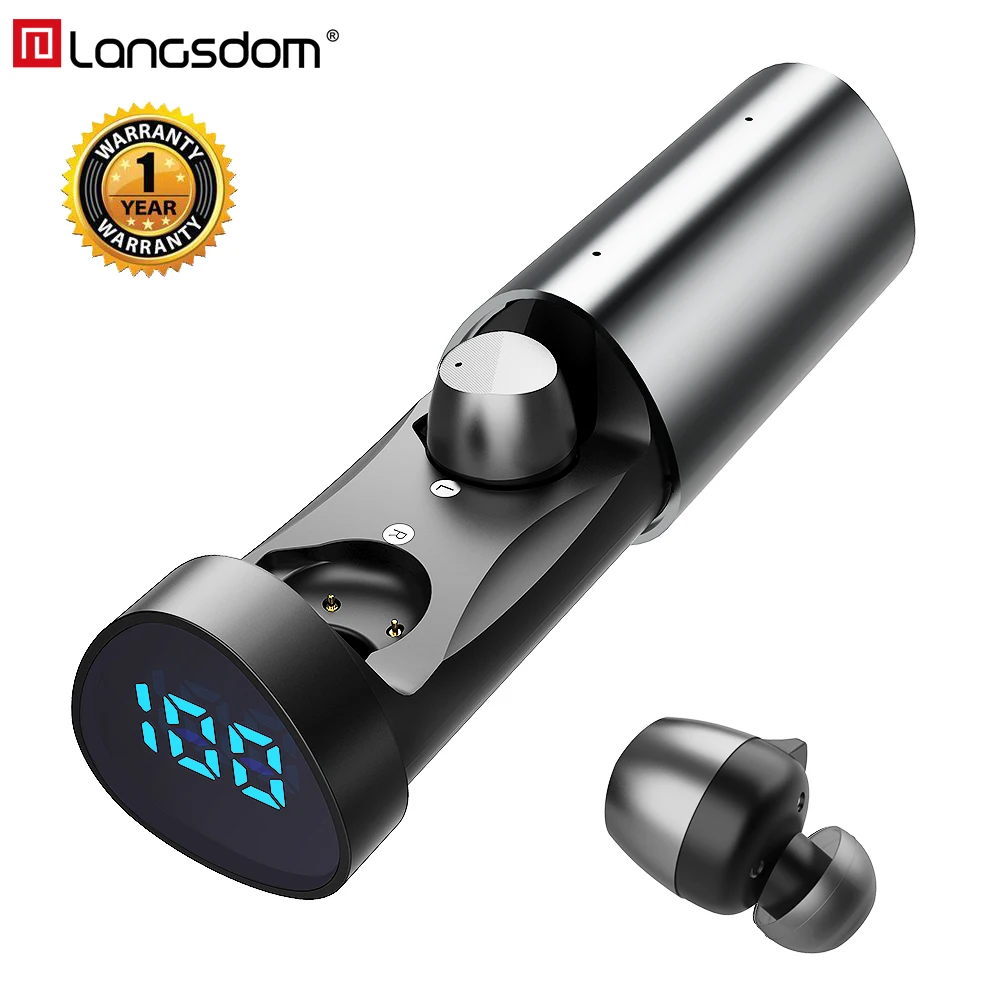 Langsdom T1Pro Bluetooth наушники беспроводные наушники для телефона Xiaomi гарнитура магнитные вкладыши с микрофоном Стерео Bluetooth наушник