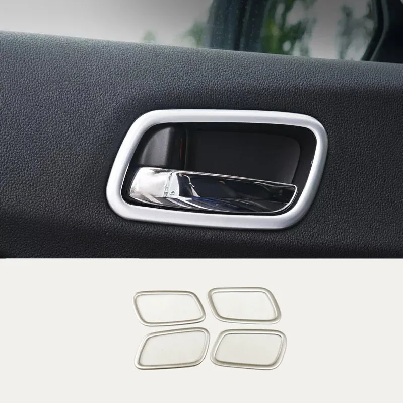 

ABS Matte Inner Side Door Handle Bowl frame sticker Cover Trim FOR HONDA CRV CR-V 2012-2015 ACCESSORIES 4pcs