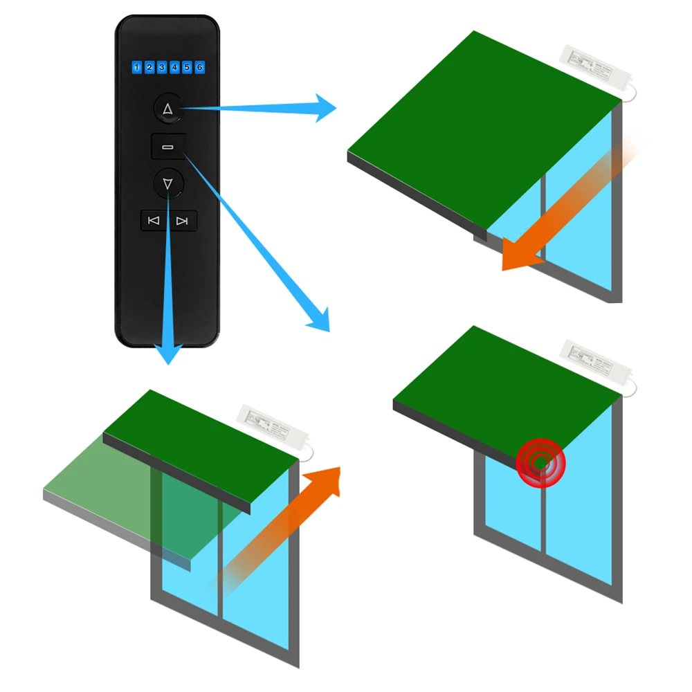 Универсальный беспроводной ручной пульт дистанционного управления anysan6ch Rf 433 92