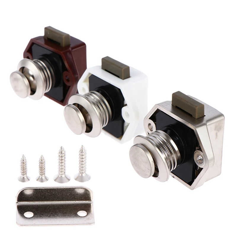 

Dia 20mm Camper Car Push Lock RV Caravan Boat Drawer Latch Button Locks