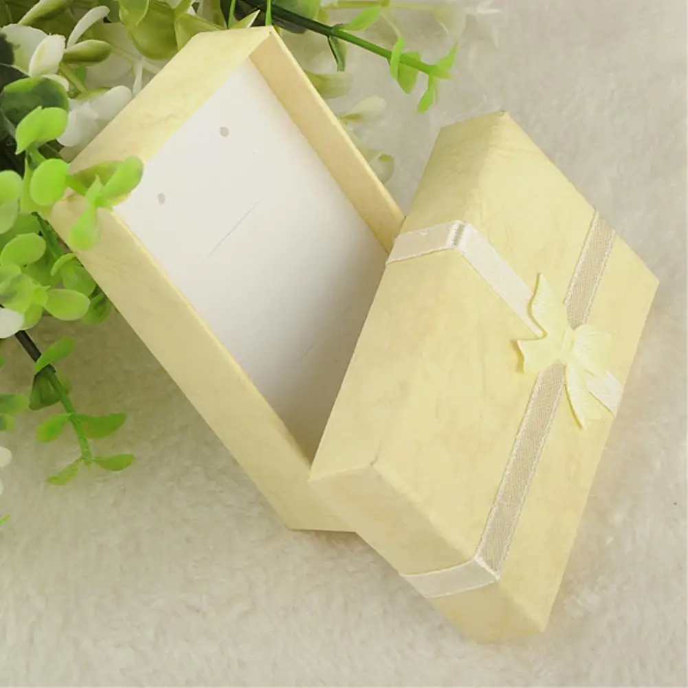 8x5x2.5cm Yellow 1 шт ожерелье серьги кольцо Упаковка Ювелирные Изделия Бумажная Подарочная коробка аксессуары упаковочные бумажные пакеты для подарков cajas de regalo Прямая поставка - Цвет: 8x5x2.5cm Yellow