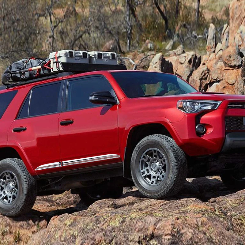 Для Toyota 4runner 2010-2021 хромированная Боковая дверь корпус формовочные полосы крышка