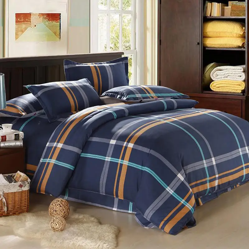 

Queen размер постельное белье крышка наволочка бытовой набор постельного белья с алоэ хлопок домашний текстиль простыней в простом стиле пос...