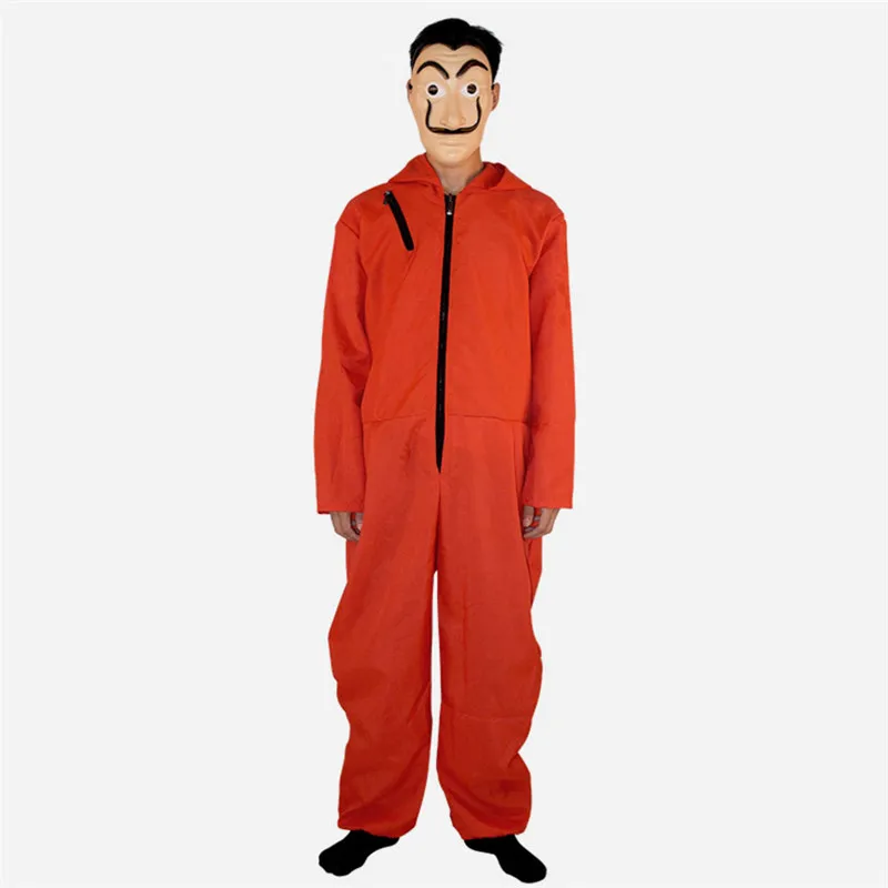 Сальвадор Дали La Casa De Papel и женских платьев чеонгсам косплей с маской для лица House