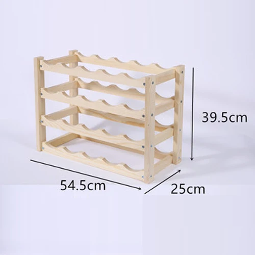 4 layer- 25 bottle Дерево бытовой винный шкаф классическая 8/12/25 держатель бутылки вина крепление хранение винных бутылок барная стойка для рабочего стола, Дисплей полка mx9111027 - Цвет: 4 layer- 25 bottle