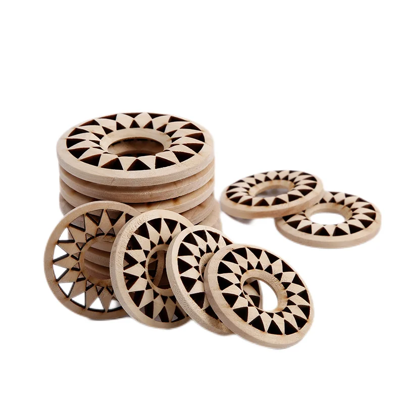 

Barwodo Sun Flower Wooden Beads Wholesale Item For Business For Jewelry Making Accessories For Bracelets Necklace DIY Pandents