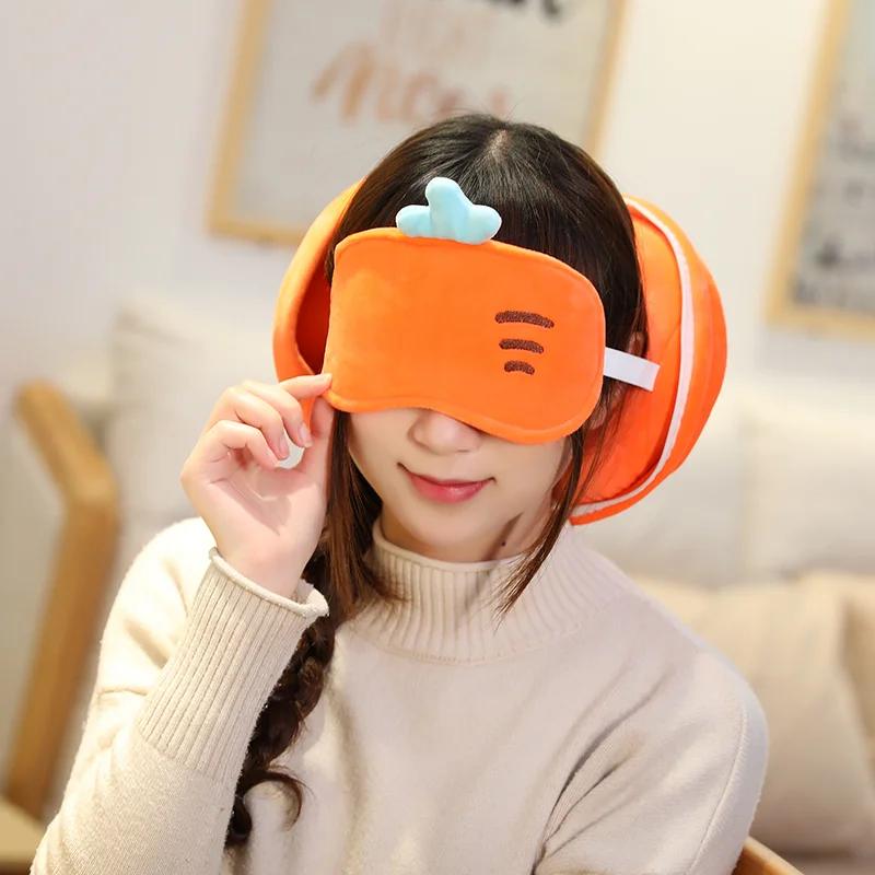 

Kawaii Bags Sweet Plush Bag Cute Handbag Wallet Unisex Boys Girl Bags Plush Toys Fruit Eyes Mask Blindfold Eyeshade Sleep Bags