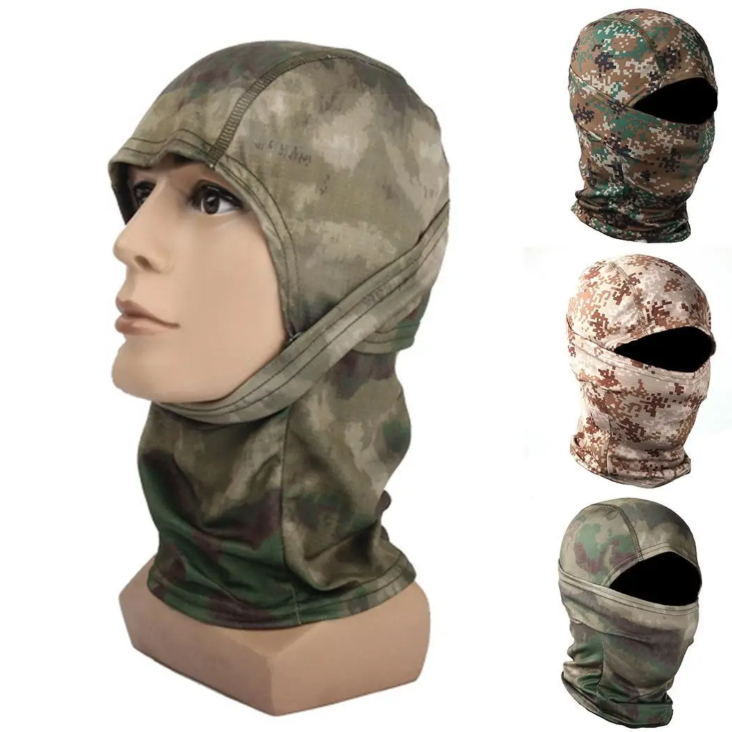 Camouflage Tactical Paintball Wargame Military Airsoft Hunting Hiking Skiing Protection Full Face Mask | Спорт и развлечения